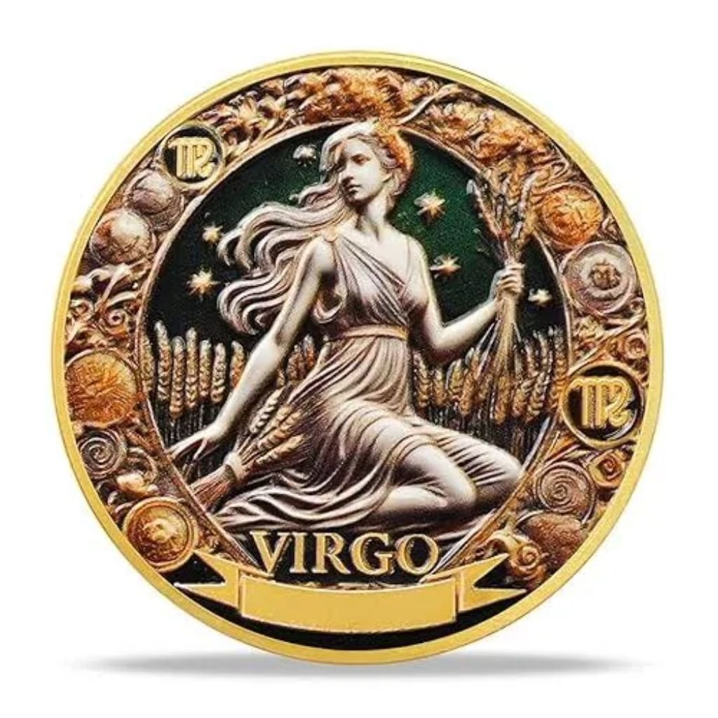 Virgo Zodiac Coin