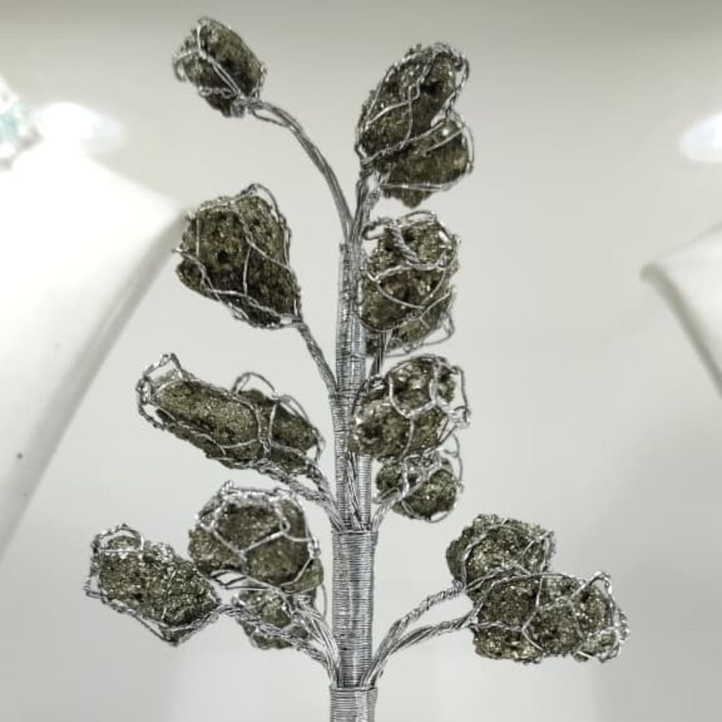 Pyrite crystal tree